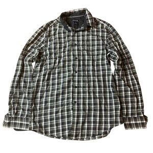 Haggar Heritage Collection Plaid Flannel Shirt - 100% Cotton - Men's M